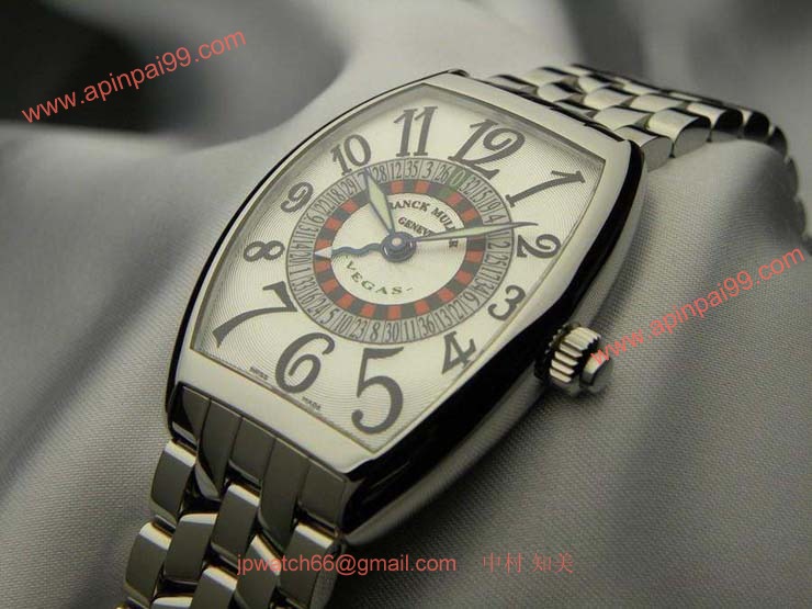 FRANCK MULLER フランクミュラー スーパーコピー時計 ヴェガス ホワイトダイヤル 6850VEGAS