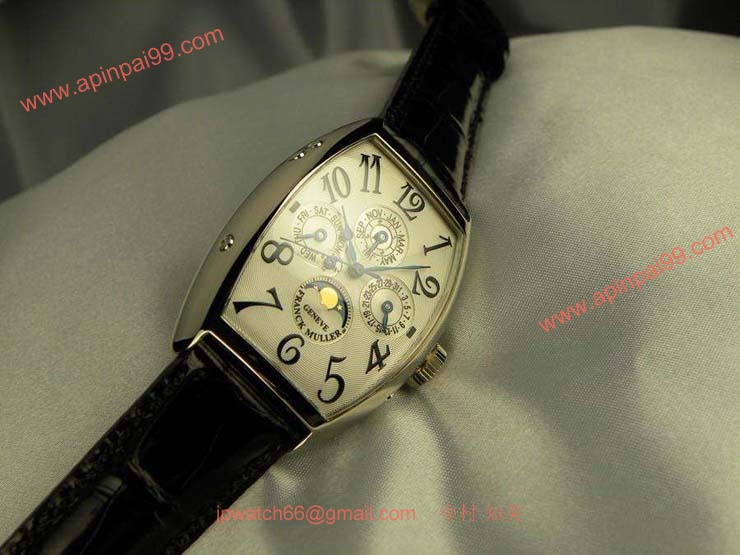 FRANCK MULLER フランクミュラー 時計 偽物 トノウカーベックス パーぺチュアルカレンダー ギョーシェダイヤル 5850QP24