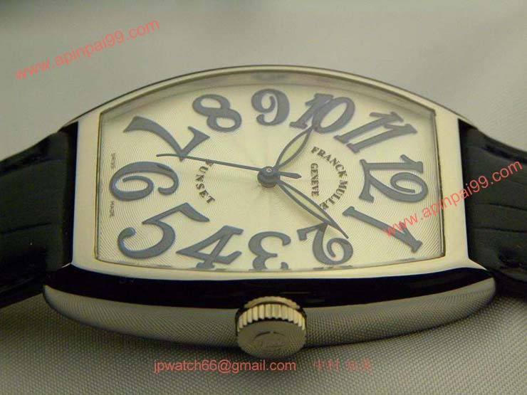FRANCK MULLER フランクミュラー 時計 偽物 トノウカーベックス サンセット プラチナ 5850SCSUN