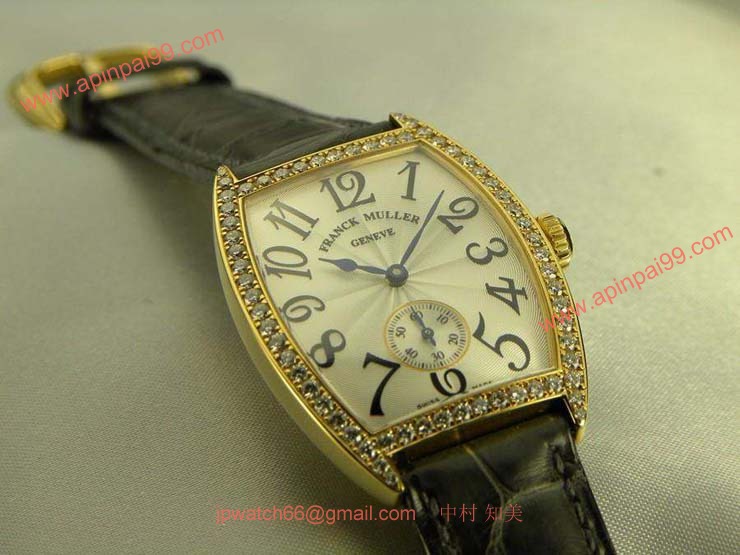 FRANCK MULLER フランクミュラー 時計 偽物 トノウカーベックス レディース ダイヤモンド 7502S6DP