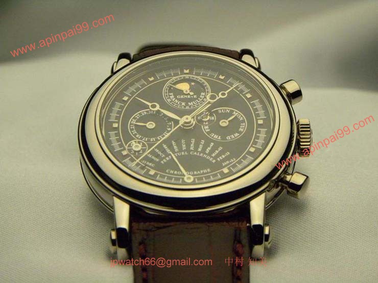FRANCK MULLER フランクミュラー 時計 偽物 ラウンドパーペチュアルカレンダークロノグラフ 7000QPE