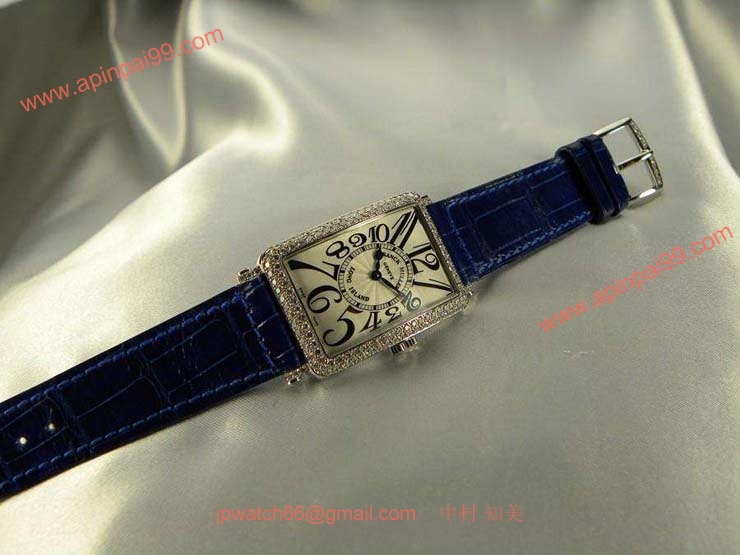 腕時計 コピー FRANCK MULLER フランクミュラー 激安 ロングアイランド レディース ダイヤモンド 952QZD