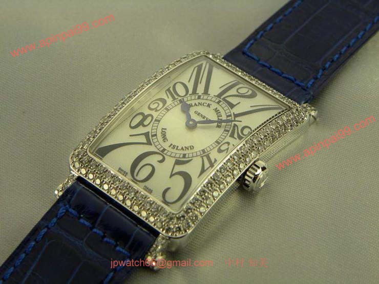 腕時計 コピー FRANCK MULLER フランクミュラー 激安 ロングアイランド レディース ダイヤモンド 952QZD