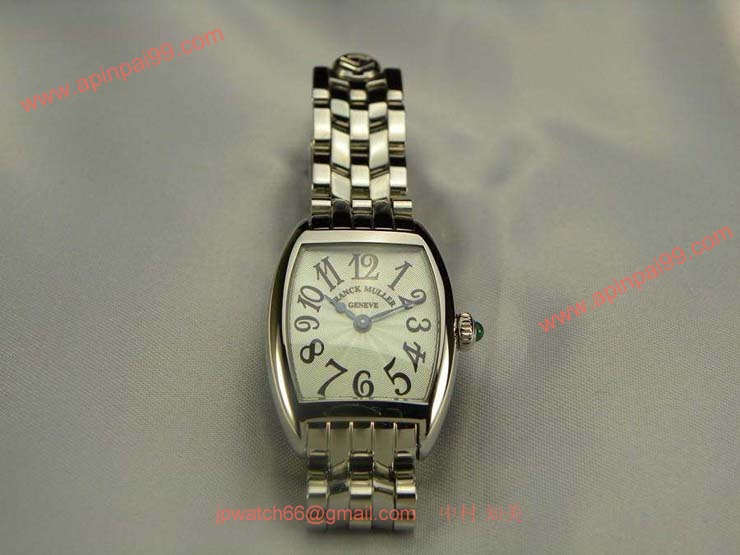 腕時計 コピー FRANCK MULLER フランクミュラー 激安 トノウカーベックス レディース インターミディエ パステルグリーン 2251QZ