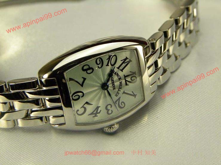 腕時計 コピー FRANCK MULLER フランクミュラー 激安 トノウカーベックス レディース インターミディエ パステルグリーン 2251QZ
