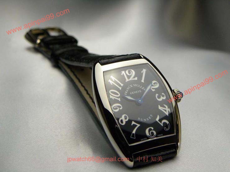 腕時計 コピー FRANCK MULLER フランクミュラー 激安 サンセット レディース ブラック 1752QZSUN