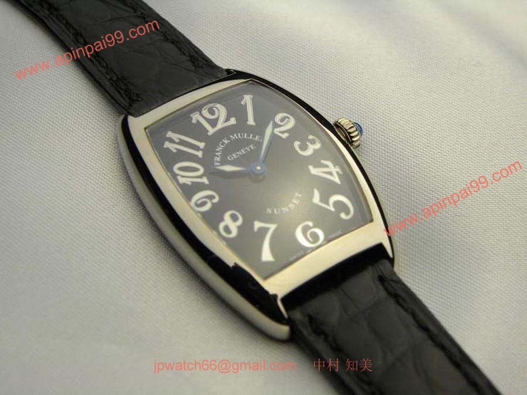 腕時計 コピー FRANCK MULLER フランクミュラー 激安 サンセット レディース ブラック 1752QZSUN
