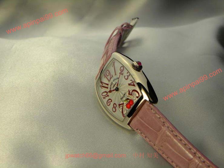 腕時計 コピー FRANCK MULLER フランクミュラー 激安 トノウカーベックス レディース サクラ 7502QZSAKURA