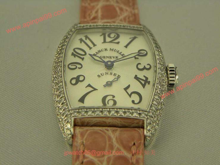 FRANCK MULLER フランクミュラー 時計 偽物 トノウカーベックス サンセットレディース ダイヤモンド 1750S6DSUN