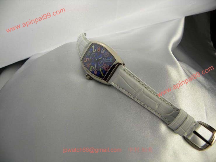 FRANCK MULLER フランクミュラー 時計 偽物 トノウカーベックス レディース カラードリーム ブルー 1750S6COLDREAMS