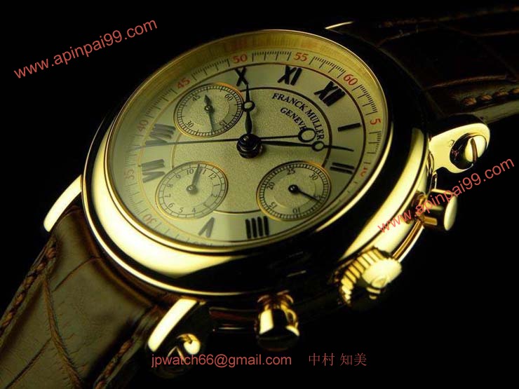 腕時計 コピー FRANCK MULLER フランクミュラー 激安 ラウンド クロノグラフ ダブルフェイス ジャパンリミテッド 7000DFJ