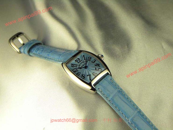 腕時計 コピー FRANCK MULLER フランクミュラー トノウカーベックス インターミディエ パステルブルー 2251QZ