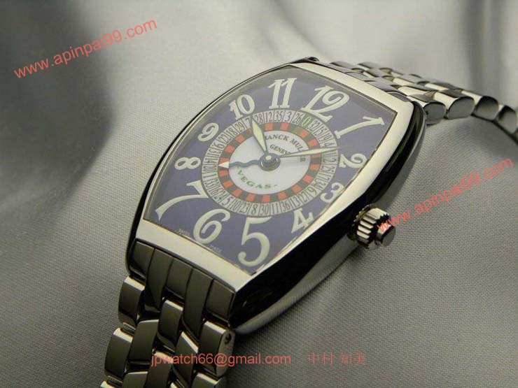 FRANCK MULLER フランクミュラー スーパーコピー時計 ヴェガス ブルーダイヤル 6850VEGAS