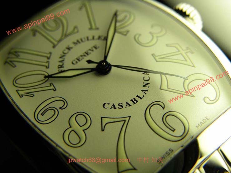 FRANCK MULLER フランクミュラー スーパーコピー時計 カサブランカ ホワイト 6850CASA