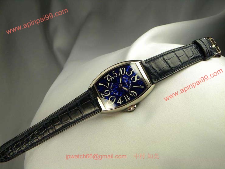 腕時計 コピー FRANCK MULLER フランクミュラー クレイジーアワーズ ブルーダイヤル 7851CH