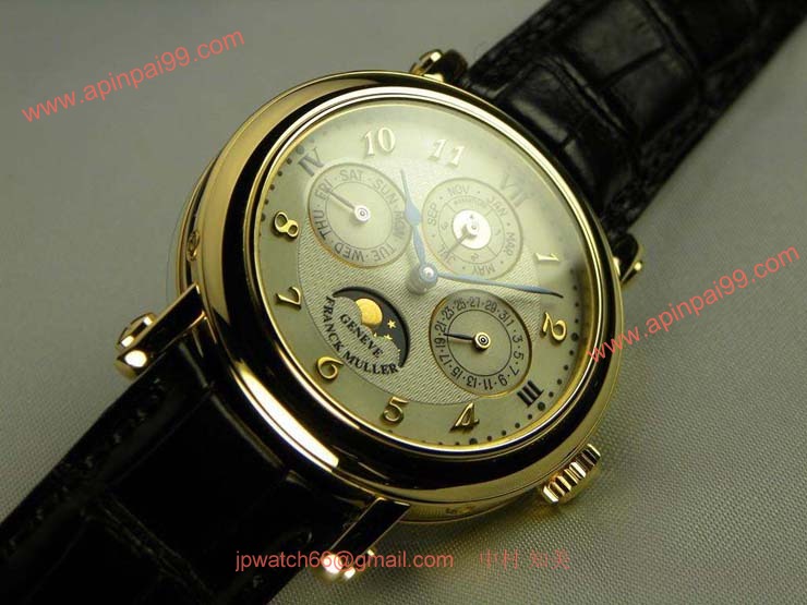 腕時計 コピー FRANCK MULLER フランクミュラー 激安 ラウンド パーペチュアルカレンダー 