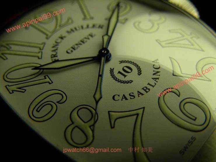 腕時計 コピー FRANCK MULLER フランクミュラー 激安 カサブランカ 10th年記念 ホワイト 8880CASABR