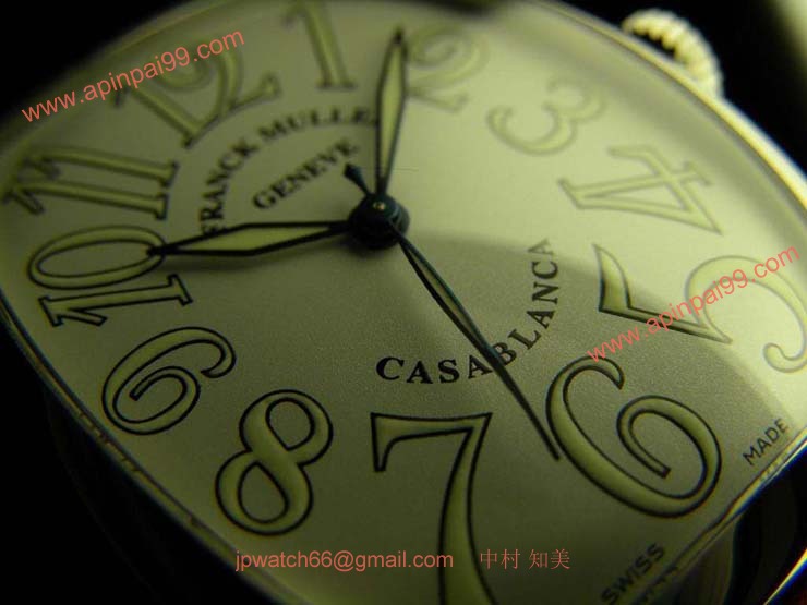 FRANCK MULLER フランクミュラー 偽物時計 カサブランカ ホワイト 6850CASA