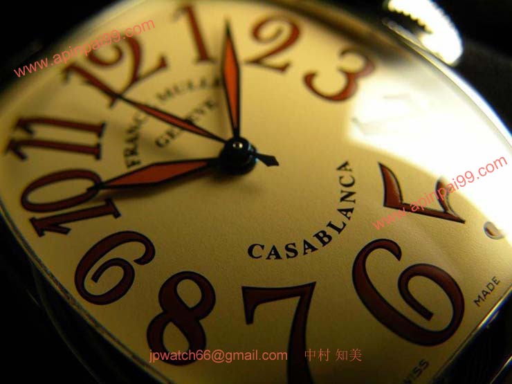 FRANCK MULLER フランクミュラー 偽物時計 カサブランカ サハラ サーモンピンク 5850SAHA