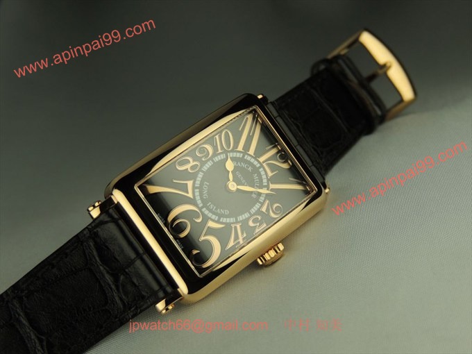 フランク・ミュラー コピー 時計 ロングアイランド レリーフ レディース ブラック 950QZRELIEF 5N Black