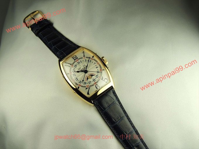 フランク・ミュラー コピー 時計 マスターカレンダー ムーンフェイズ 6850MCL 3N White