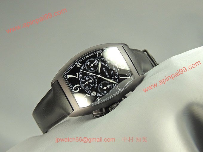 フランク・ミュラー コピー 時計 3カウンタークロノグラフ　ノアール 8880CCATNR AC Black