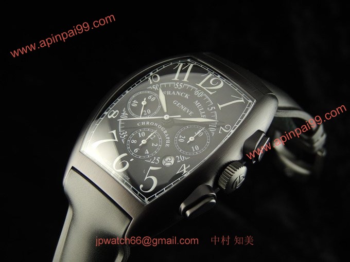 フランク・ミュラー コピー 時計 3カウンタークロノグラフ　ノアール 8880CCATNR AC Black