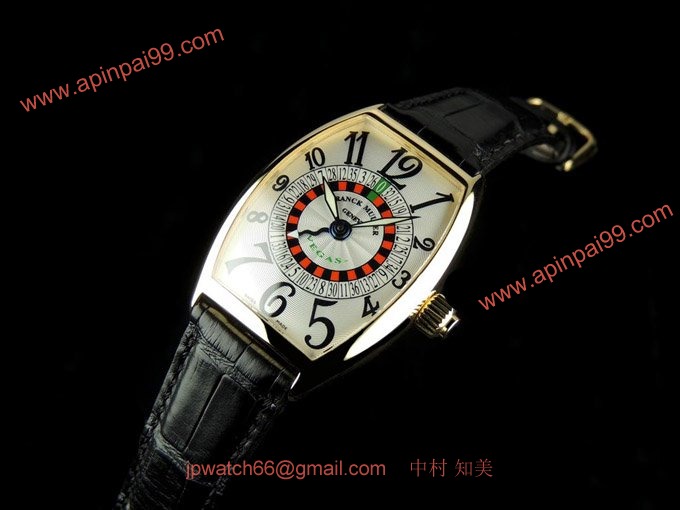 フランク・ミュラー コピー 時計 トノウカーベックス ヴェガス 5850VEGAS 3N White