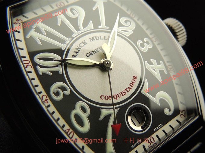 フランク・ミュラー コピー 時計 コレクションコンキスタドール 8000SCJ AC Black/White