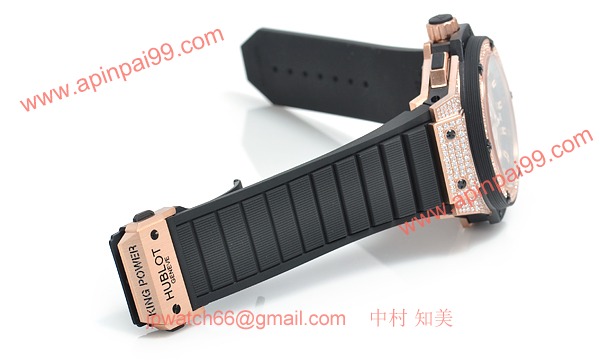 (HUBLOT)ウブロ ブランドコピー キングパワー ウニコ キングゴールド パヴェ 701.OX.0180.RX.1704