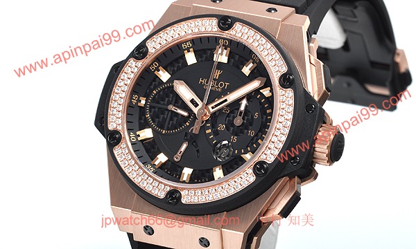 (HUBLOT)ウブロ ブランドコピー キングパワー パワーリザーブ キングゴールド ダイヤモンド 709.OX.1780.RX.1104