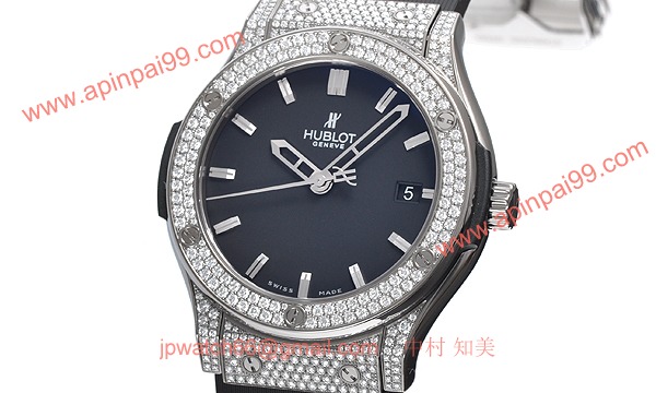 (HUBLOT)ウブロ スーパーコピー クラシック フュージョン ジルコニウム パヴェ 511.ZX.1170.RX.1704