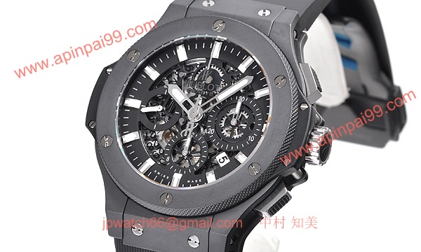 (HUBLOT)ウブロ コピー時計 ビッグバン アエロバン ブラックマジック ブラックセラミック 311.CI.1170.RX