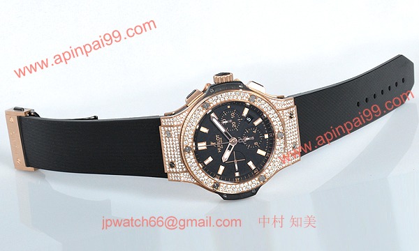 (HUBLOT)ウブロ コピー時計 ビッグバン エボリューション ゴールドダイヤモンド 301.PX.1180.RX.17