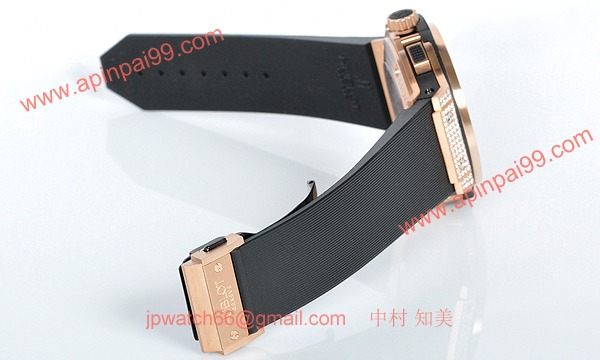 (HUBLOT)ウブロ コピー時計 ビッグバン エボリューション ゴールドダイヤモンド 301.PX.1180.RX.17