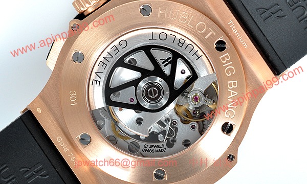 (HUBLOT)ウブロ コピー時計 ビッグバン エボリューション ゴールドダイヤモンド 301.PX.1180.RX.17