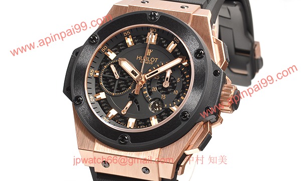 (HUBLOT)ウブロ コピー時計 キングパワー パワーリザーブ ゴールド 709.OM.1780.RX