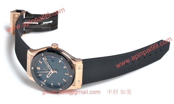 (HUBLOT)ウブロ コピー時計 クラシック フュージョン ゴールドセラミック 511.PM.1680.RX