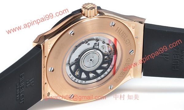 (HUBLOT)ウブロ コピー時計 クラシック フュージョン ゴールドセラミック 511.PM.1680.RX