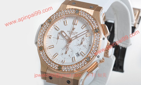 (HUBLOT)ウブロ コピー時計 ビッグバン エボリューション ゴールドダイヤモンド 301.PE.2180.RW.1104