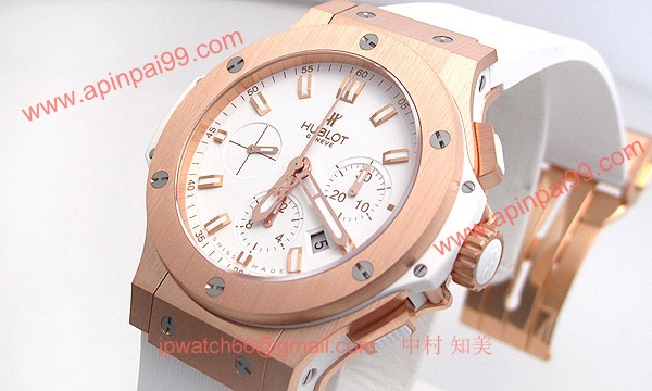 (HUBLOT)ウブロ コピー時計 ビッグバン エボリューション ゴールドホワイト 301.PE.2180.RW