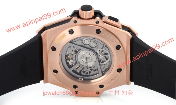 (HUBLOT)ウブロ コピー時計 キングパワー ウニコ ＧＭＴ キングゴールドセラミック 771.OM.1170.RX