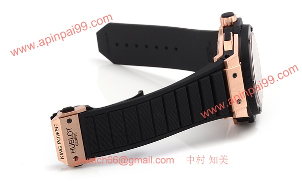 (HUBLOT)ウブロ コピー時計 キングパワー ウニコ キングゴールドカーボン 701.OQ.0180.RX