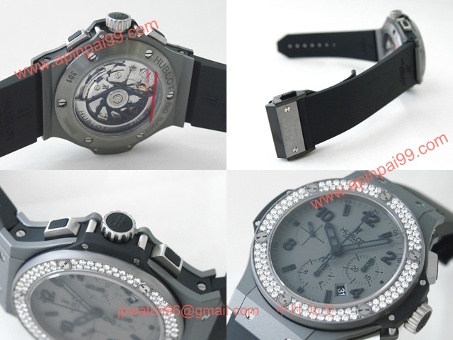 ウブロ 時計 コピー ビッグ・バン タンタルマット ベゼルダイヤ グレー 301.AI.460.RX.114