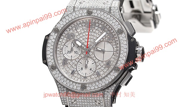 ウブロ 時計 コピー ビッグバン スチール フルパヴェ?341.SX. 9010.RX.1704