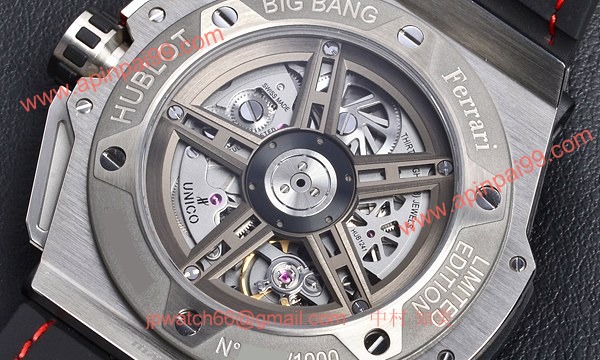 ウブロ 時計 コピー ビッグバン フェラーリ チタニウム 401.NX.0123.VR