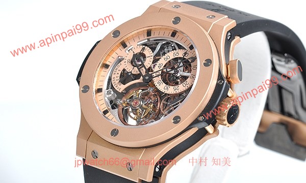 ウブロ 時計 コピー トゥールビヨンビガーバンゴールドマット308.PI.500.RX