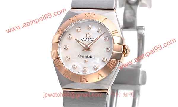 ブランド オメガ 腕時計ーコピー激安レーション ブラッシュクォーツ 123.20.24.60.55.001