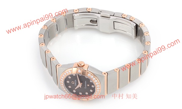 オメガ時計コピーレーション ブラッシュクォーツ 123.25.24.60.63.001