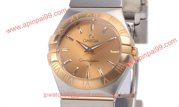 オメガ時計コピーレーション ブラッシュクォーツ 123.20.27.60.08.001